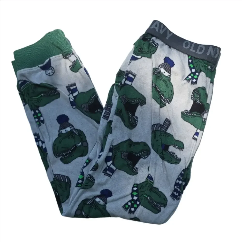 Old Navy Boys Dinosaur Lounge Pants - M (8)